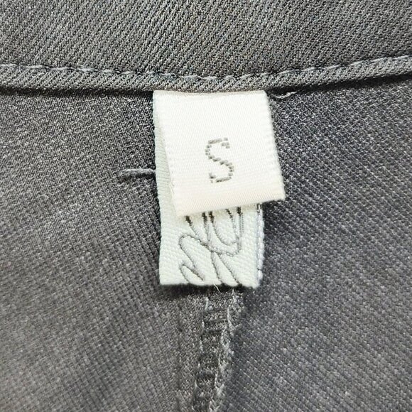 Black Wide-Leg High-Waisted Womens dress Pants Size Small With Pleats & Zip Clos - Picture 3 of 9